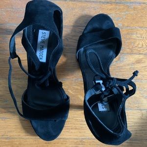 STEVE MADDEN lace up heels